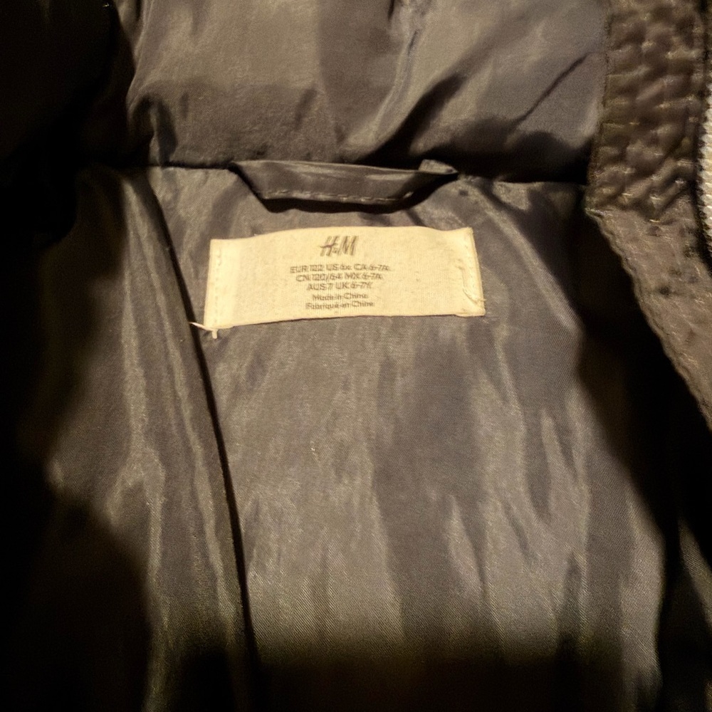 H&M Black puffer with rabbit ballerinas - Picture 3 of 5